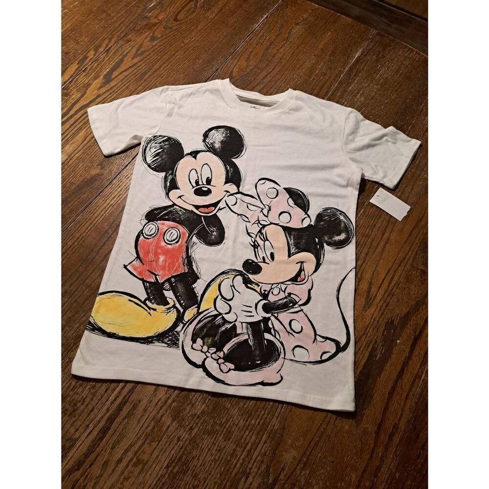 Disney Mickey Mouse Brave Tee XXS New with Tags Short Sleeve Crew Neck Shirt Top